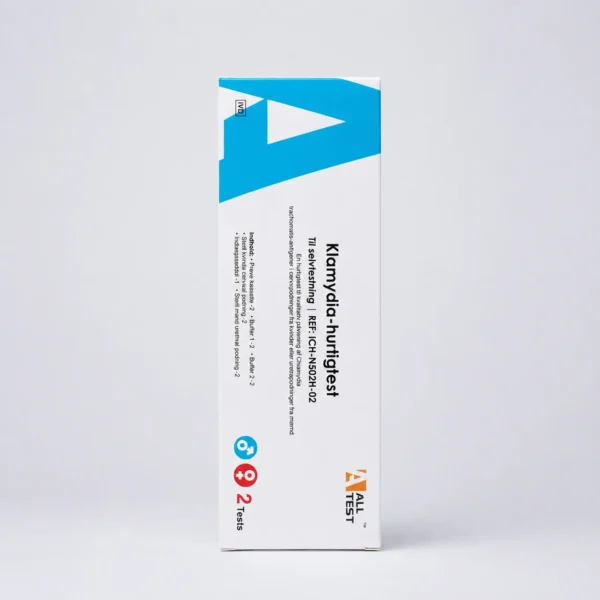 2 pak boks klamydia test hjemmetest