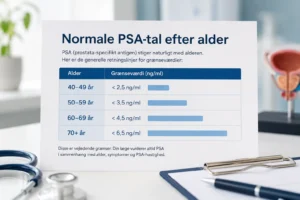normale psa tal